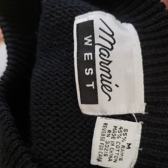 💕 Vintage 80's Marni West Sweater - Picture 5 of 6